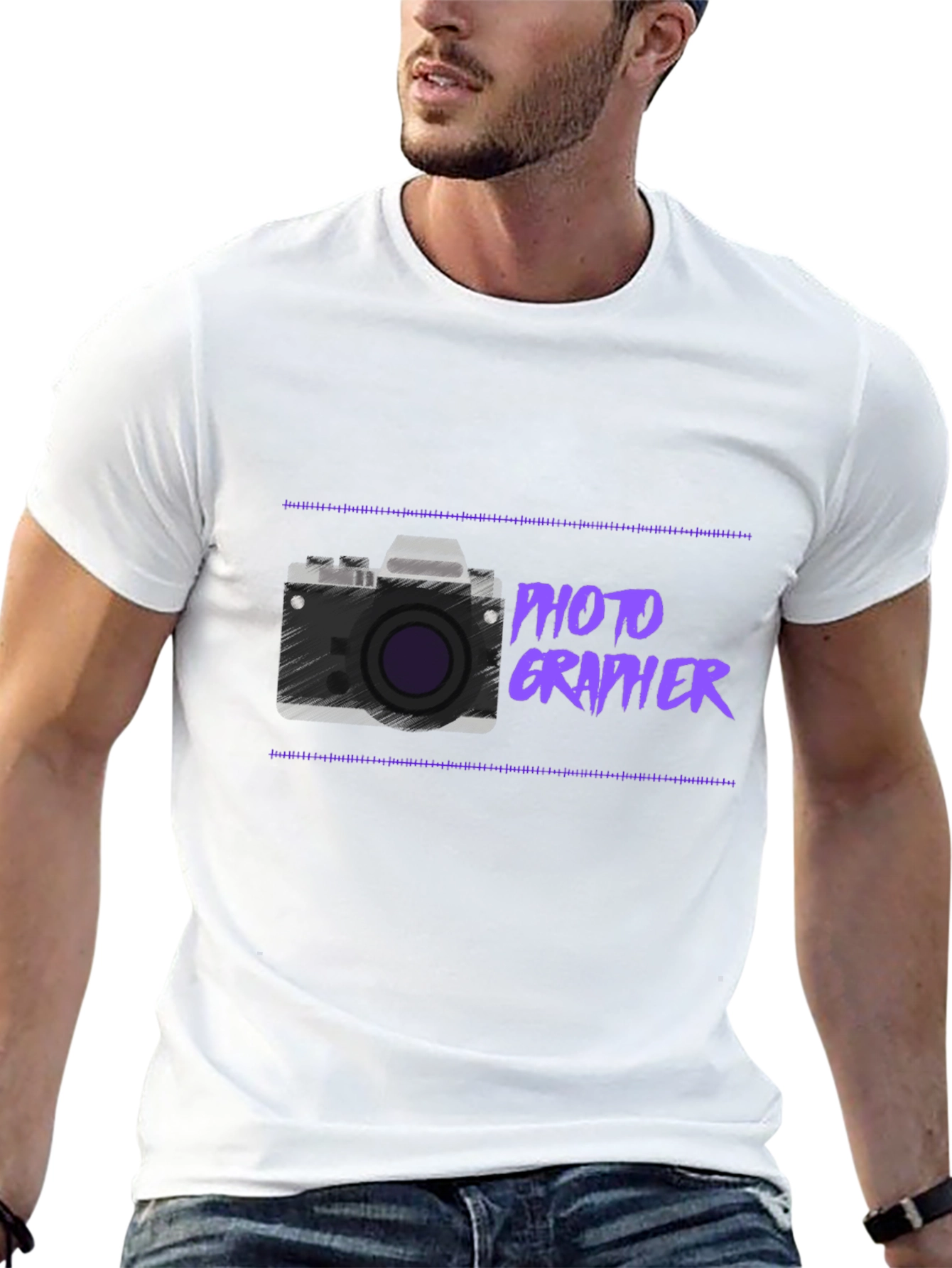 Photographer Graphic T-Shirt - Classic Black Tee