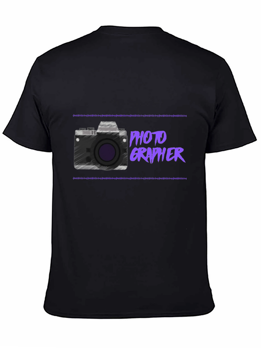 Photographer Graphic T-Shirt - Classic Black Tee