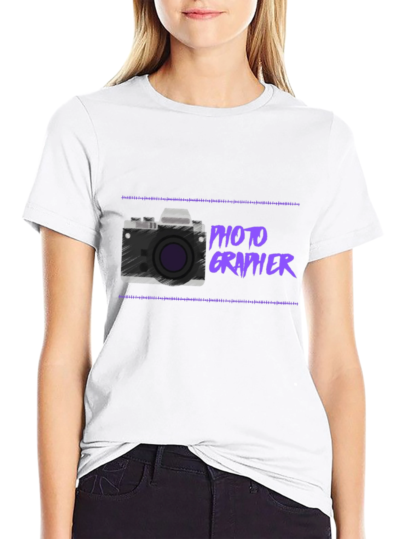 Photographer Graphic T-Shirt - Classic Black Tee