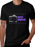 Photographer Graphic T-Shirt - Classic Black Tee