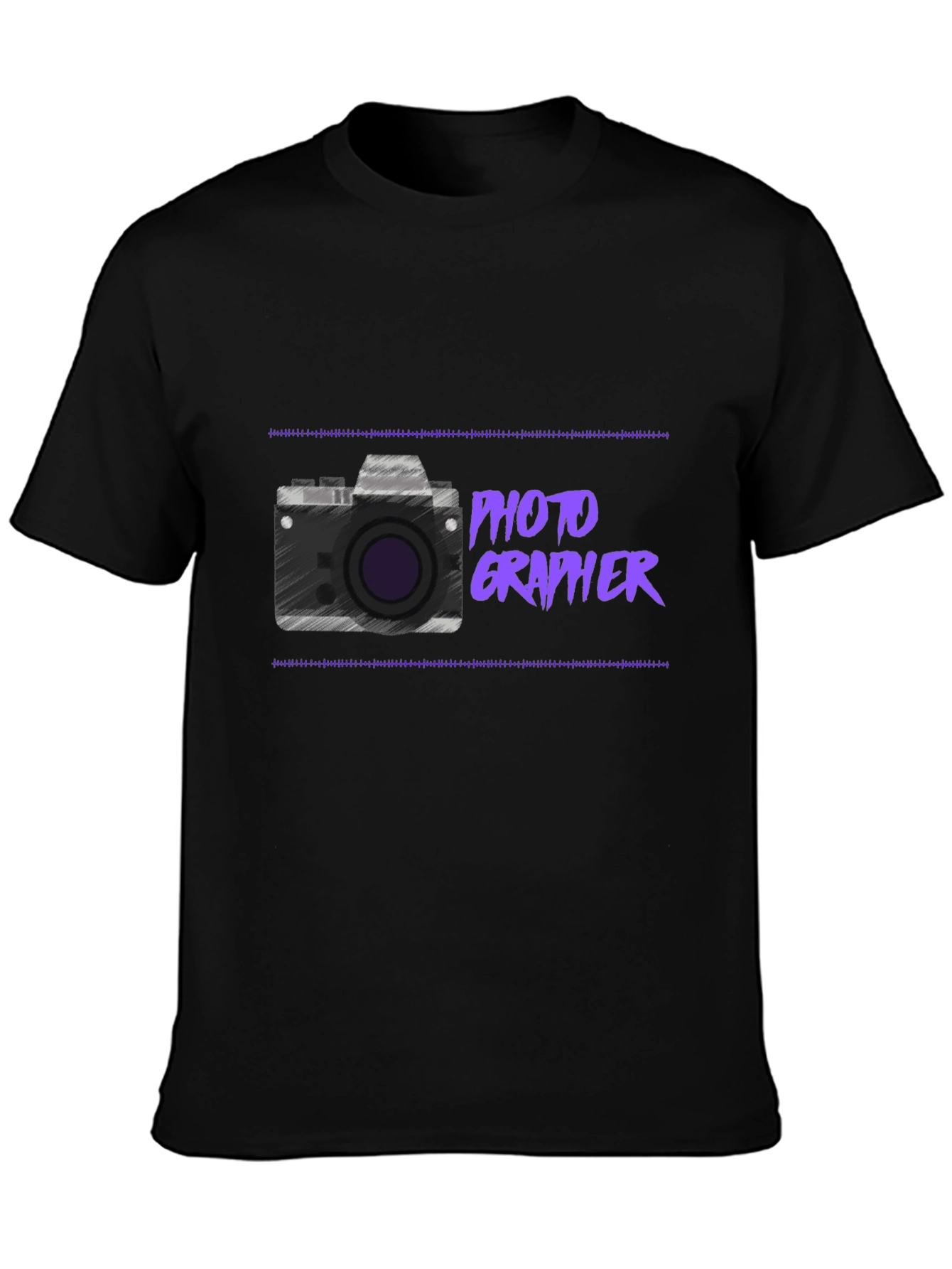 Photographer Graphic T-Shirt - Classic Black Tee