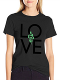 Love Snake T-Shirt - Stylish Graphic Tee