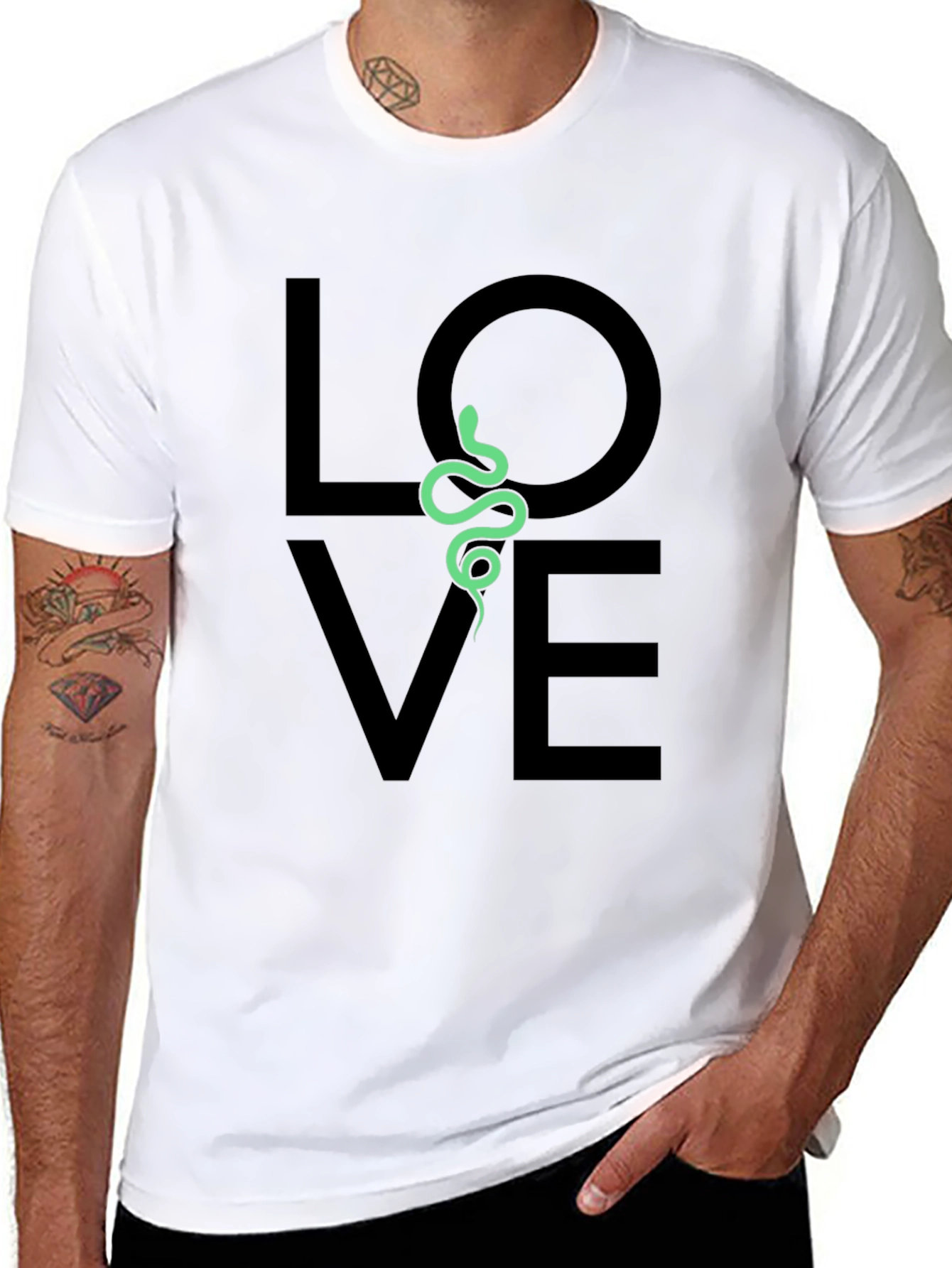 Love Snake T-Shirt - Stylish Graphic Tee