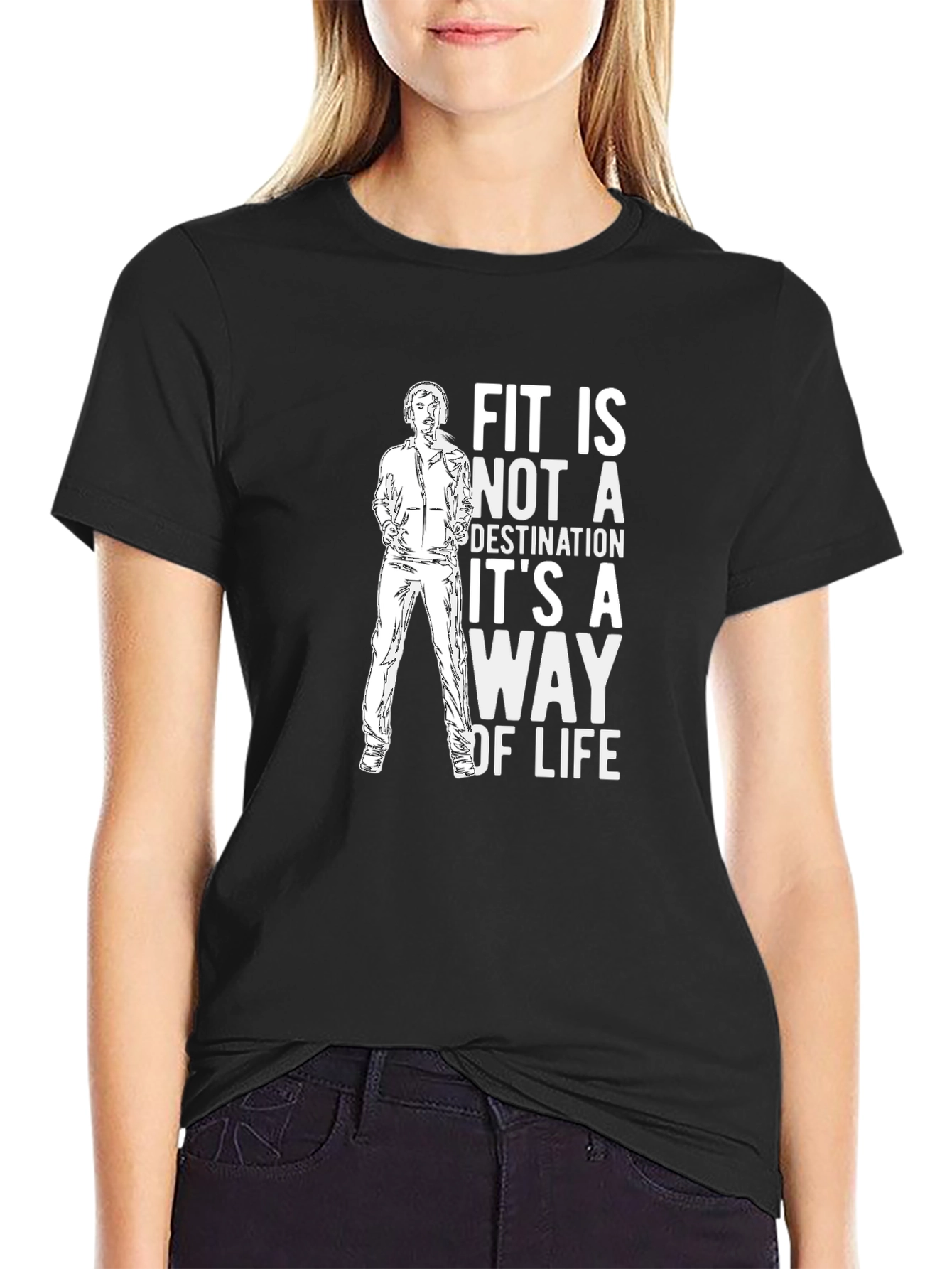 Fitness Lifestyle Tee: Fit is a Way of Life