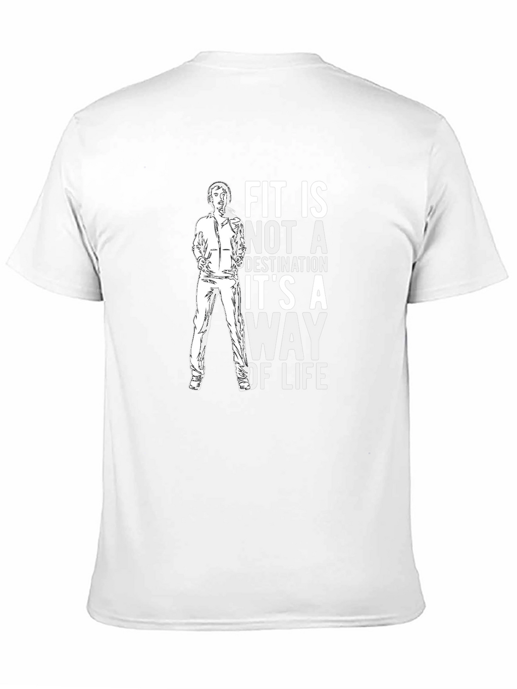 Fitness Lifestyle Tee: Fit is a Way of Life