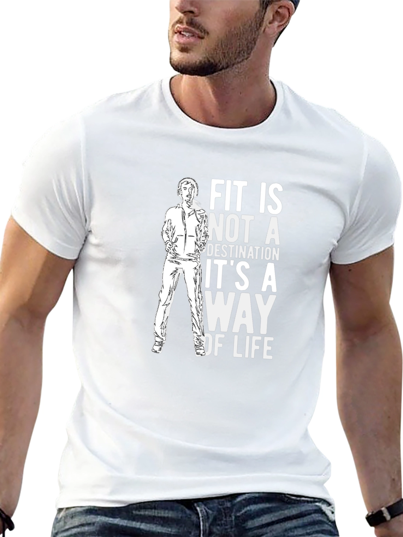 Fitness Lifestyle Tee: Fit is a Way of Life