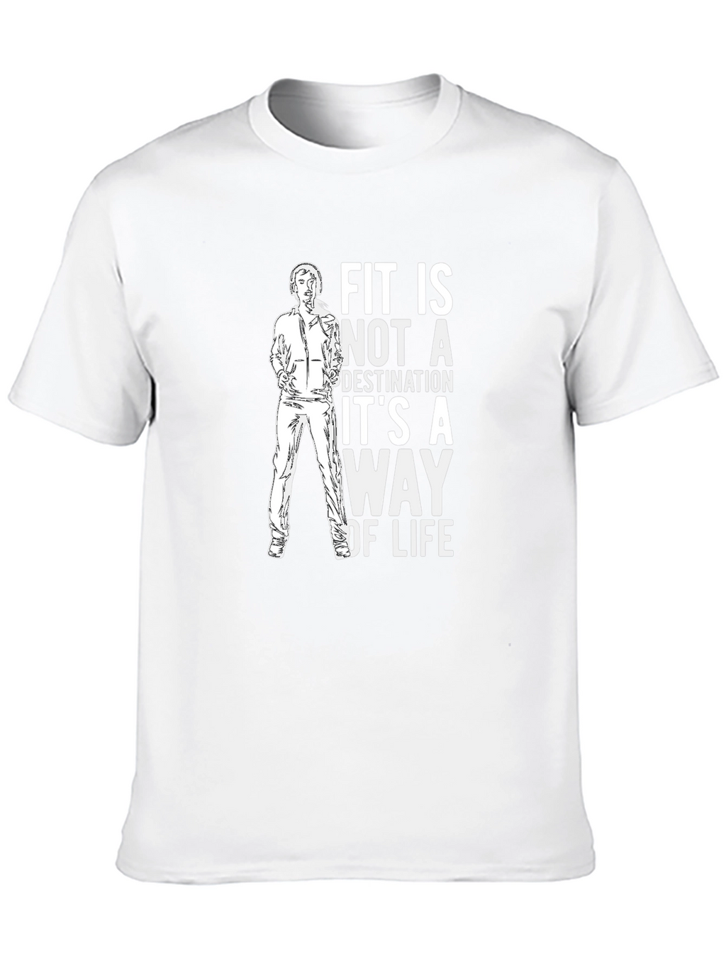 Fitness Lifestyle Tee: Fit is a Way of Life