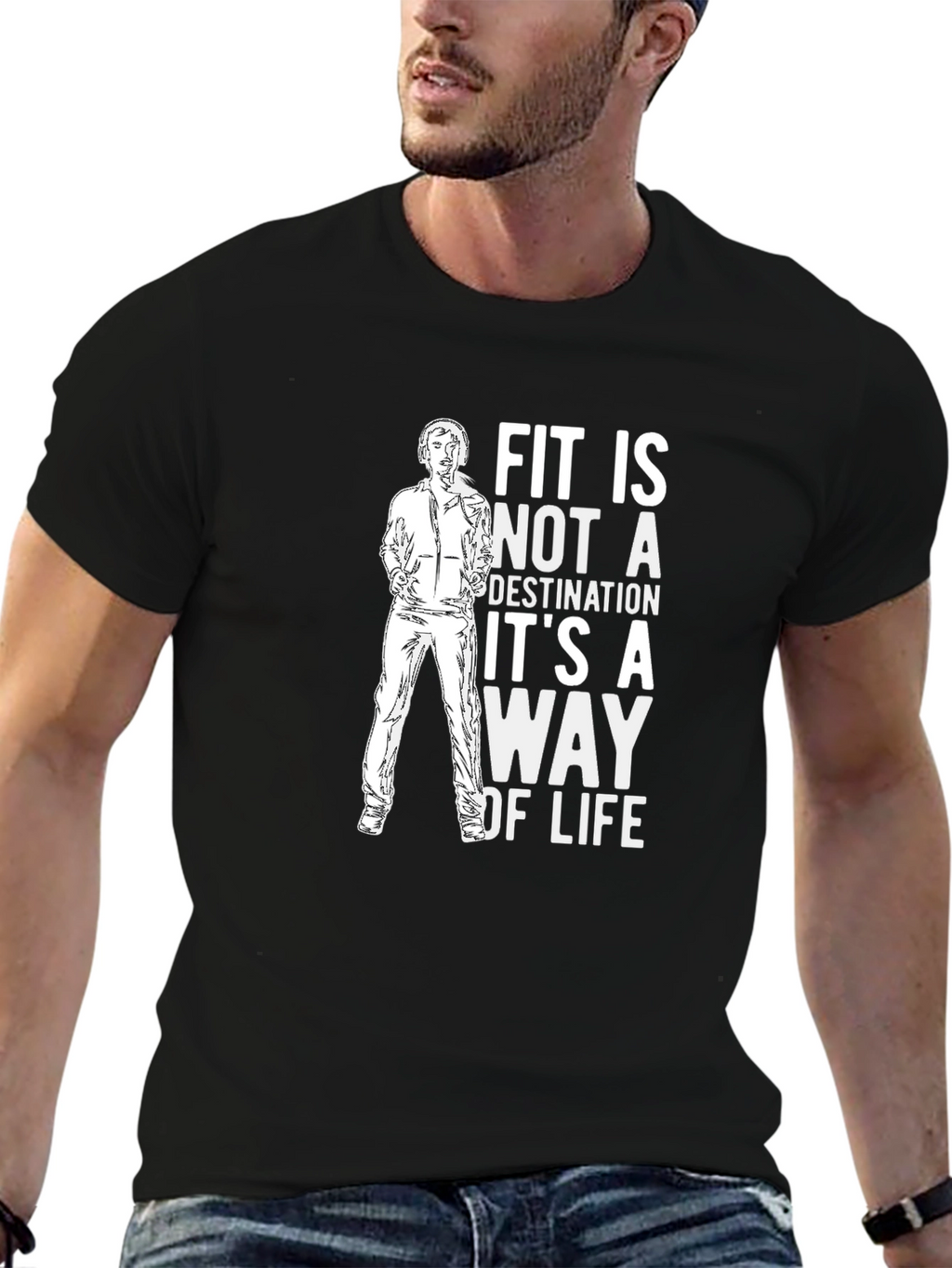 Fitness Lifestyle Tee: Fit is a Way of Life