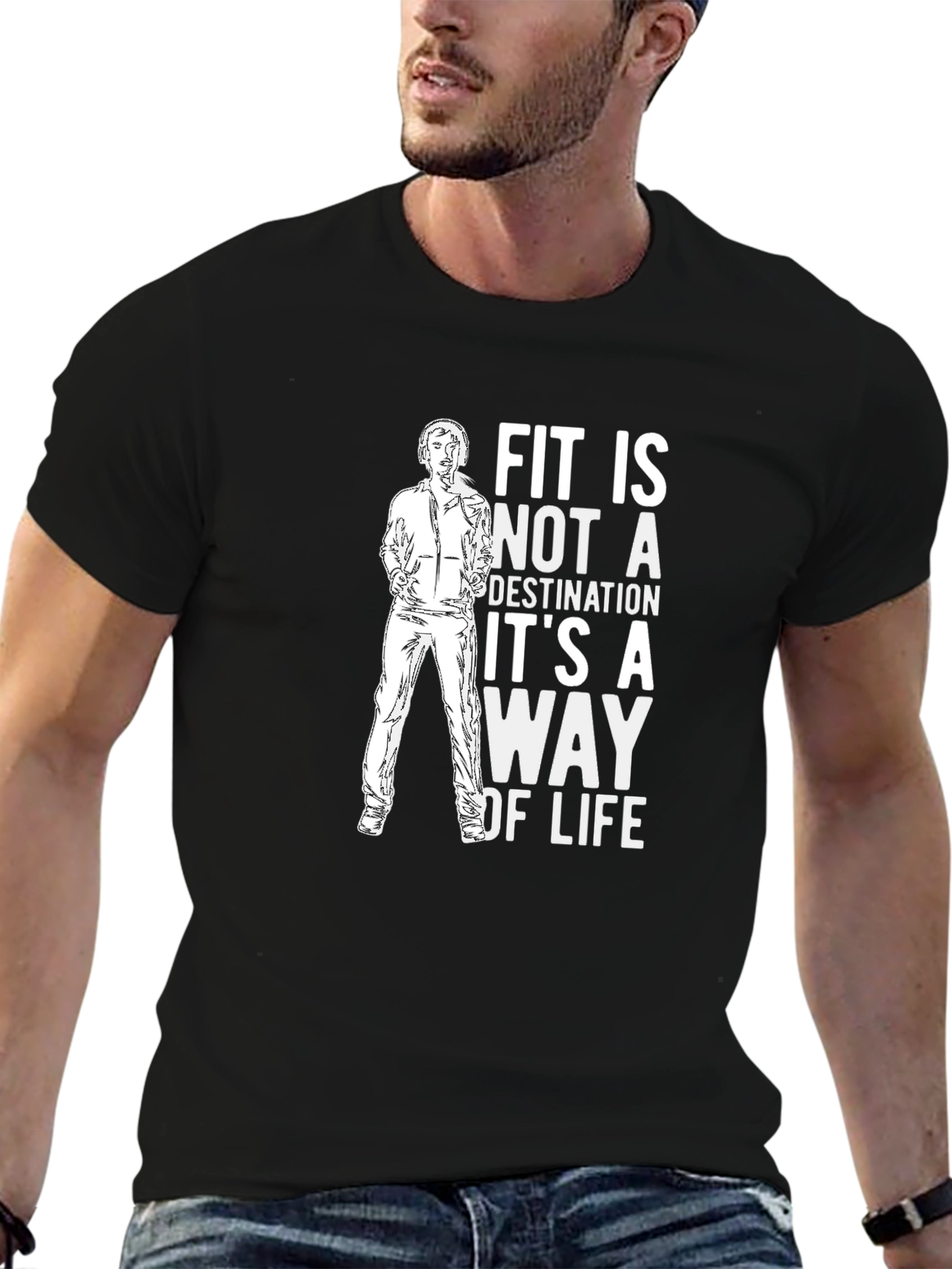 Fitness Lifestyle Tee: Fit is a Way of Life