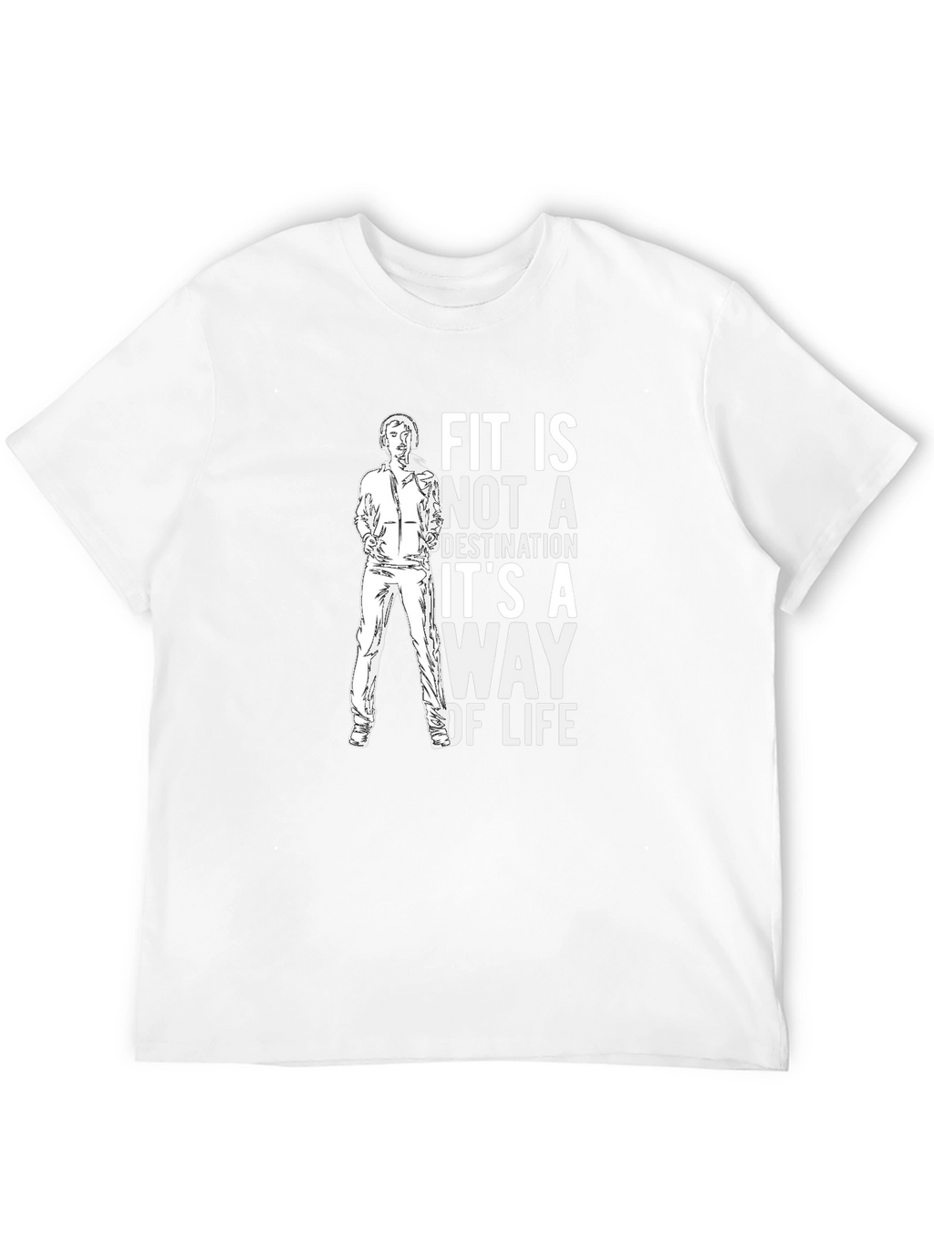 Fitness Lifestyle Tee: Fit is a Way of Life