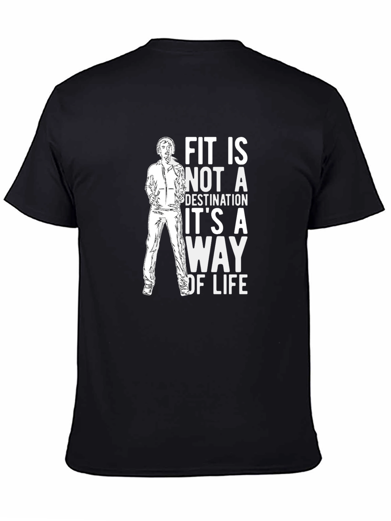 Fitness Lifestyle Tee: Fit is a Way of Life