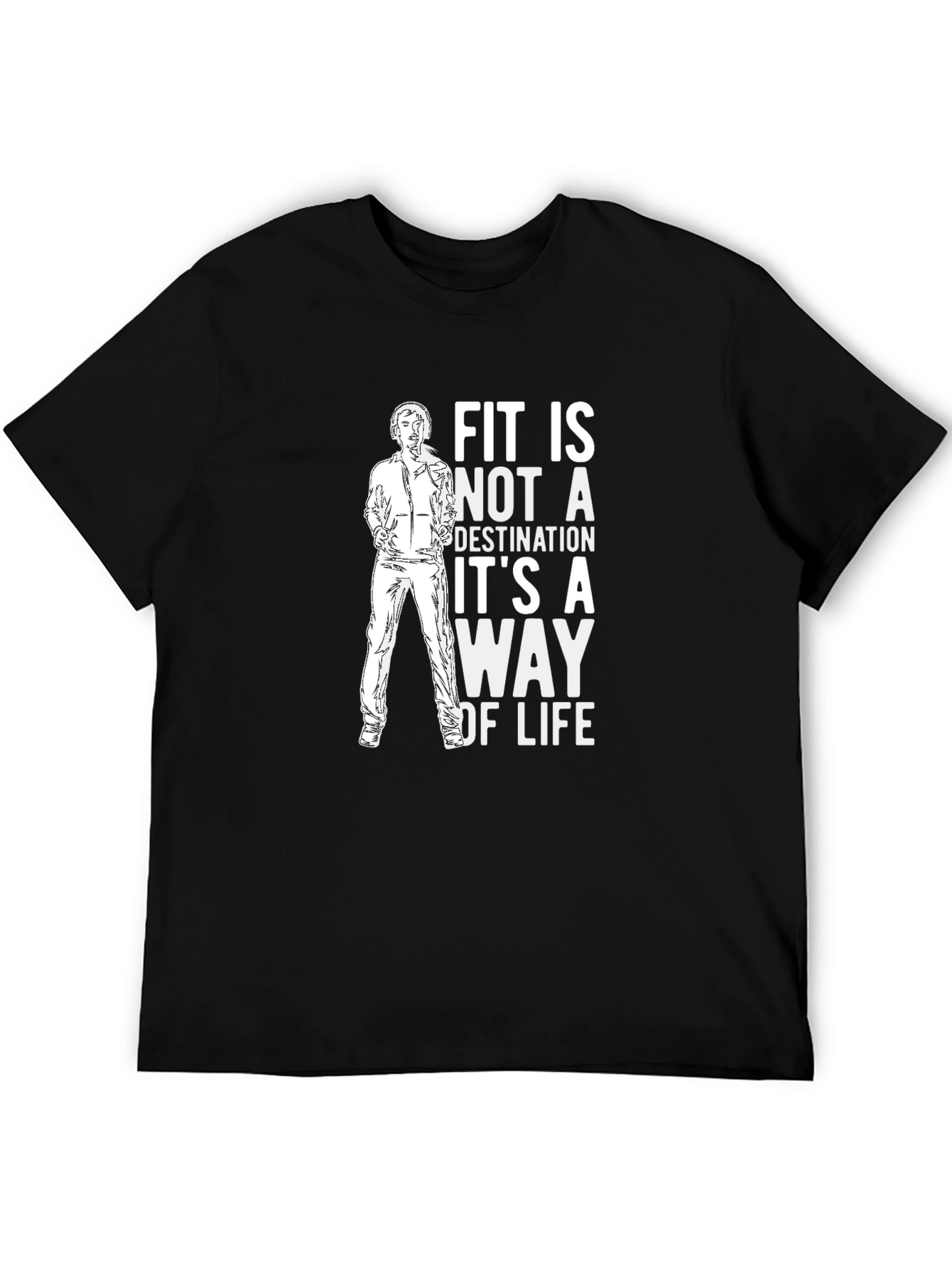 Fitness Lifestyle Tee: Fit is a Way of Life
