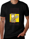 Janitor Llama Graphic T-Shirt