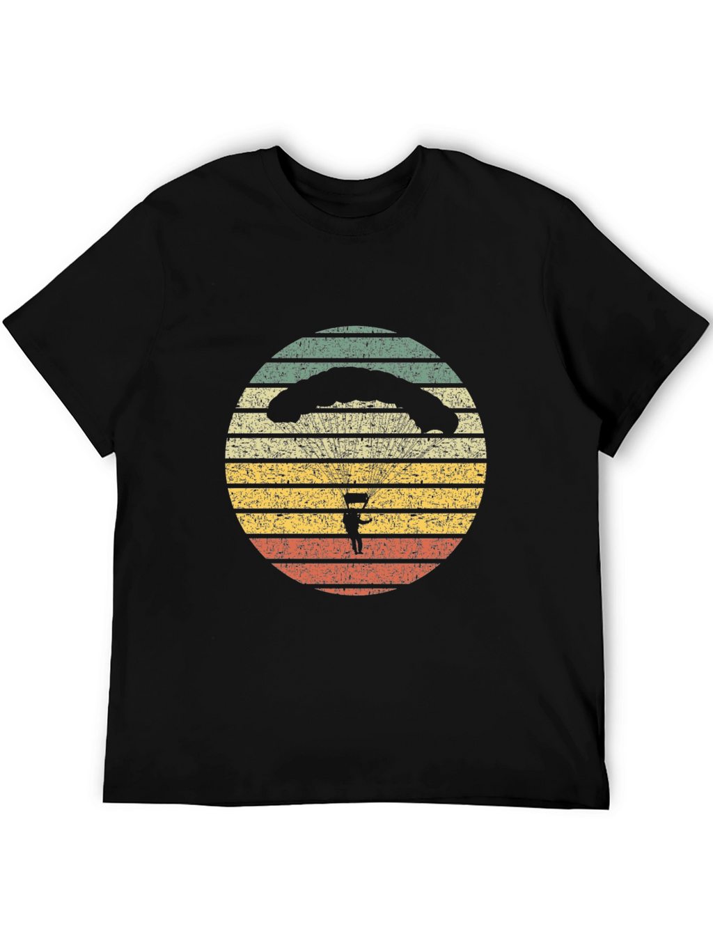 Retro Parachute Design T-Shirt