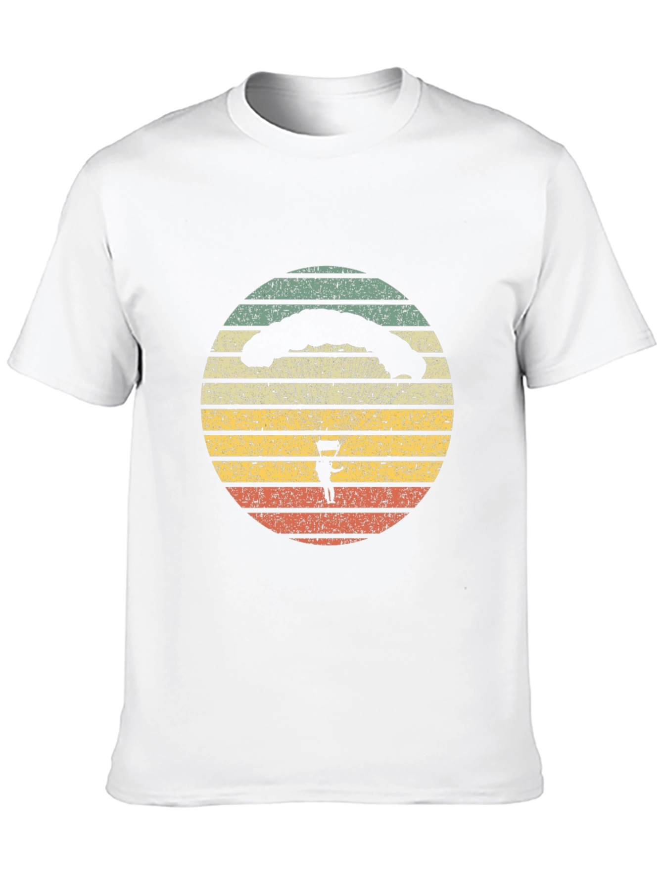 Retro Parachute Design T-Shirt
