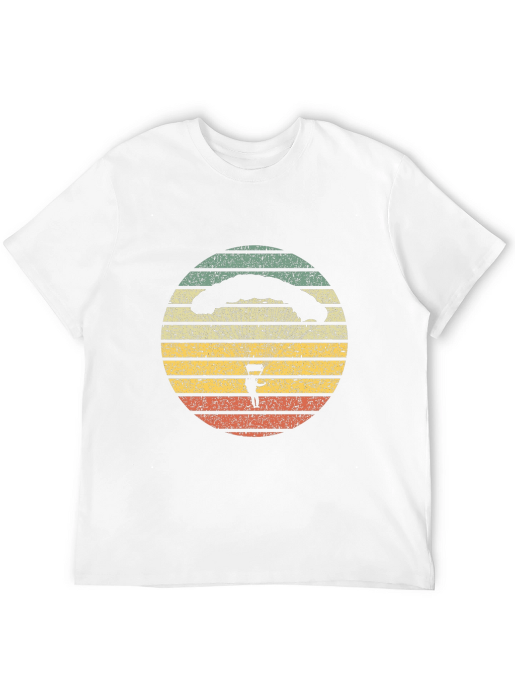 Retro Parachute Design T-Shirt