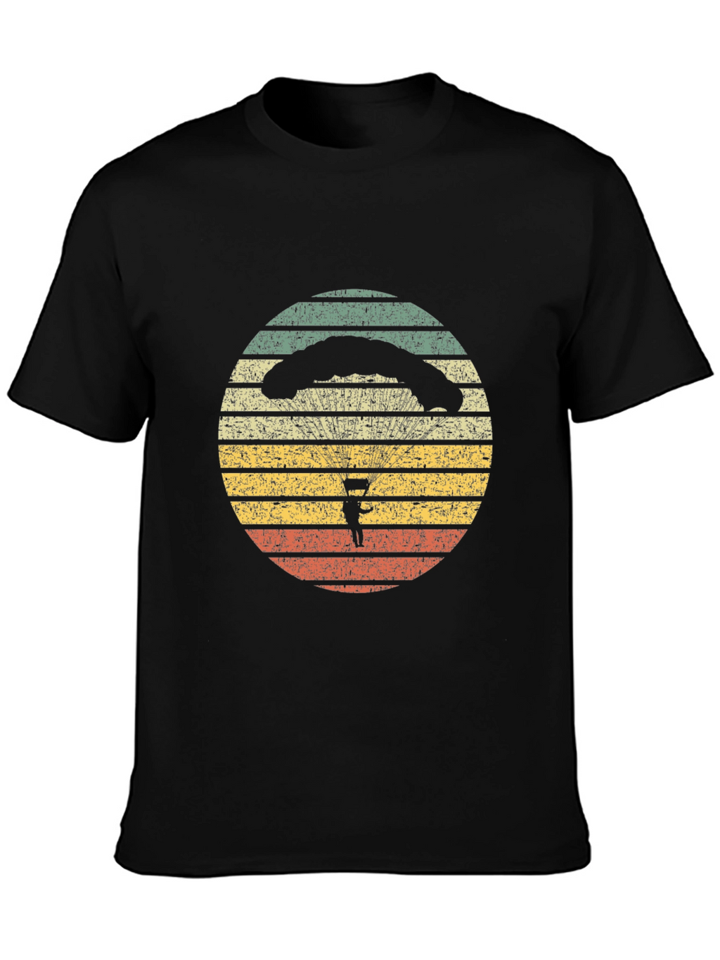 Retro Parachute Design T-Shirt