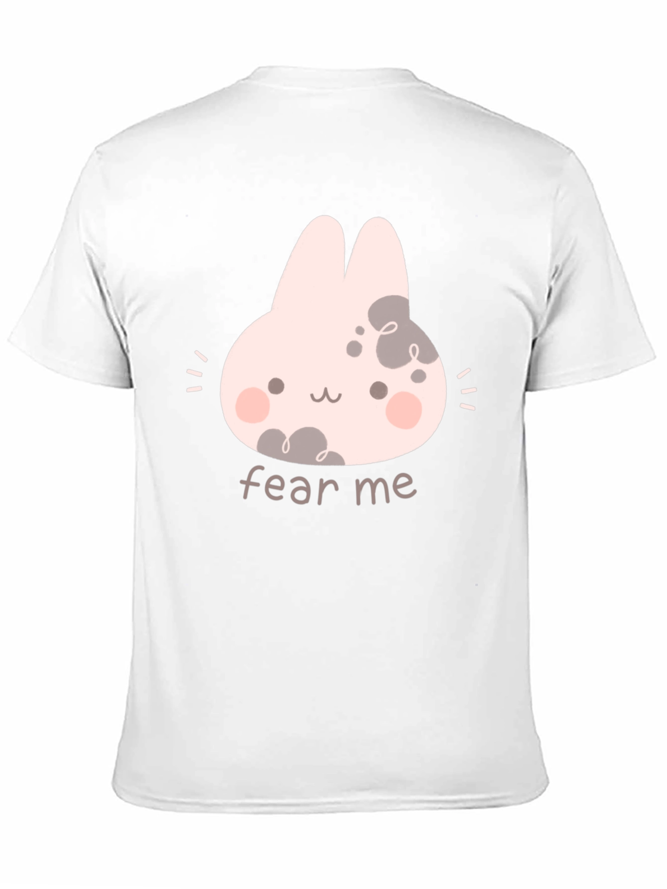 Fear Me Bunny Black T-Shirt