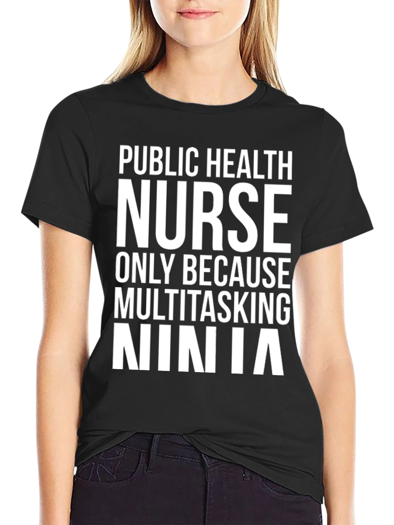 Public Health Nurse Ninja T-Shirt - Multitasking Tee