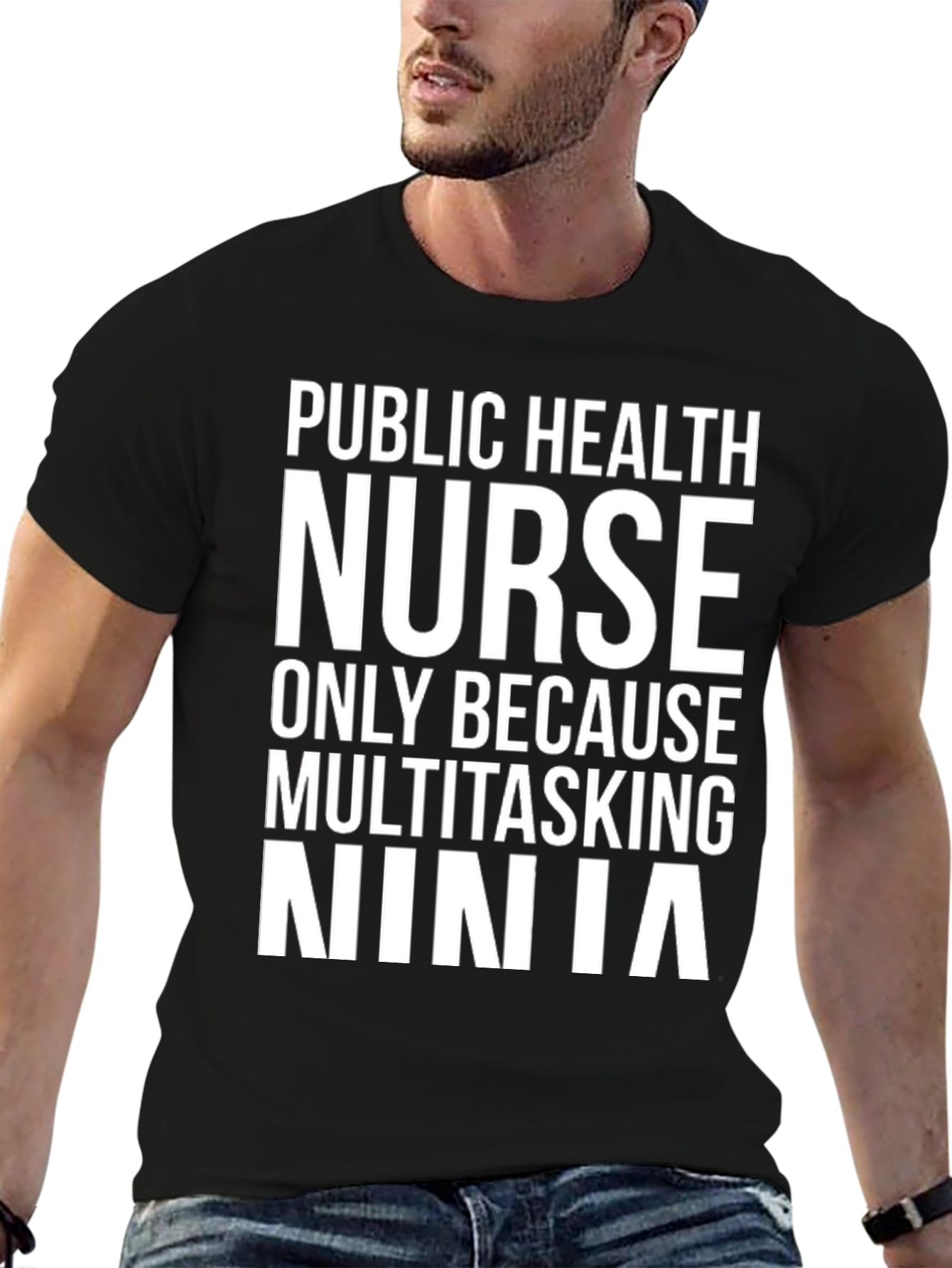 Public Health Nurse Ninja T-Shirt - Multitasking Tee