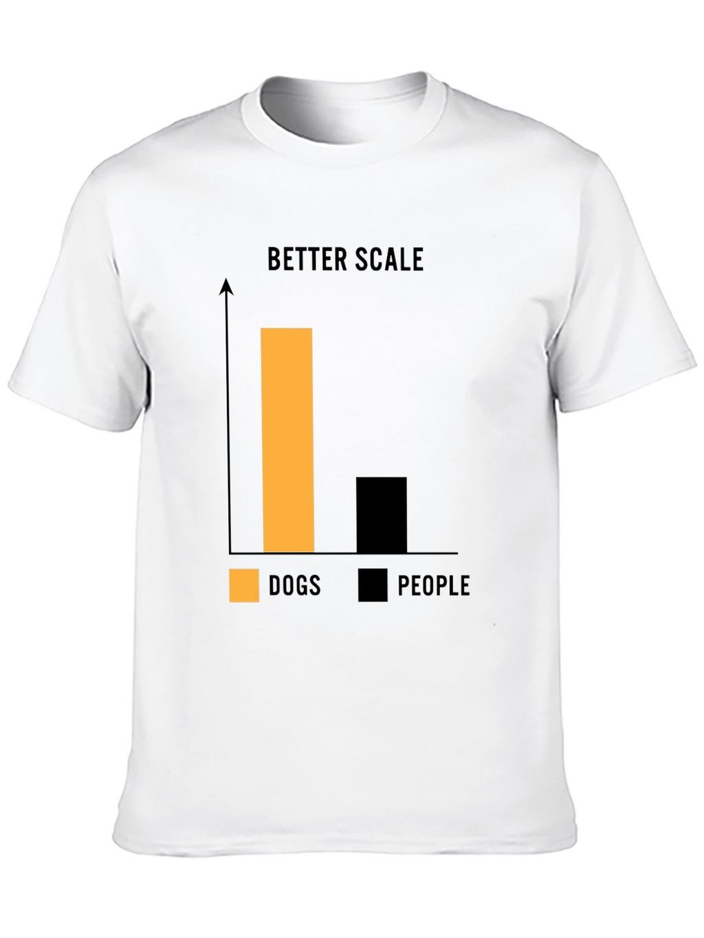 Dog Person T-Shirt - Better Scale Chart Graphic Tee
