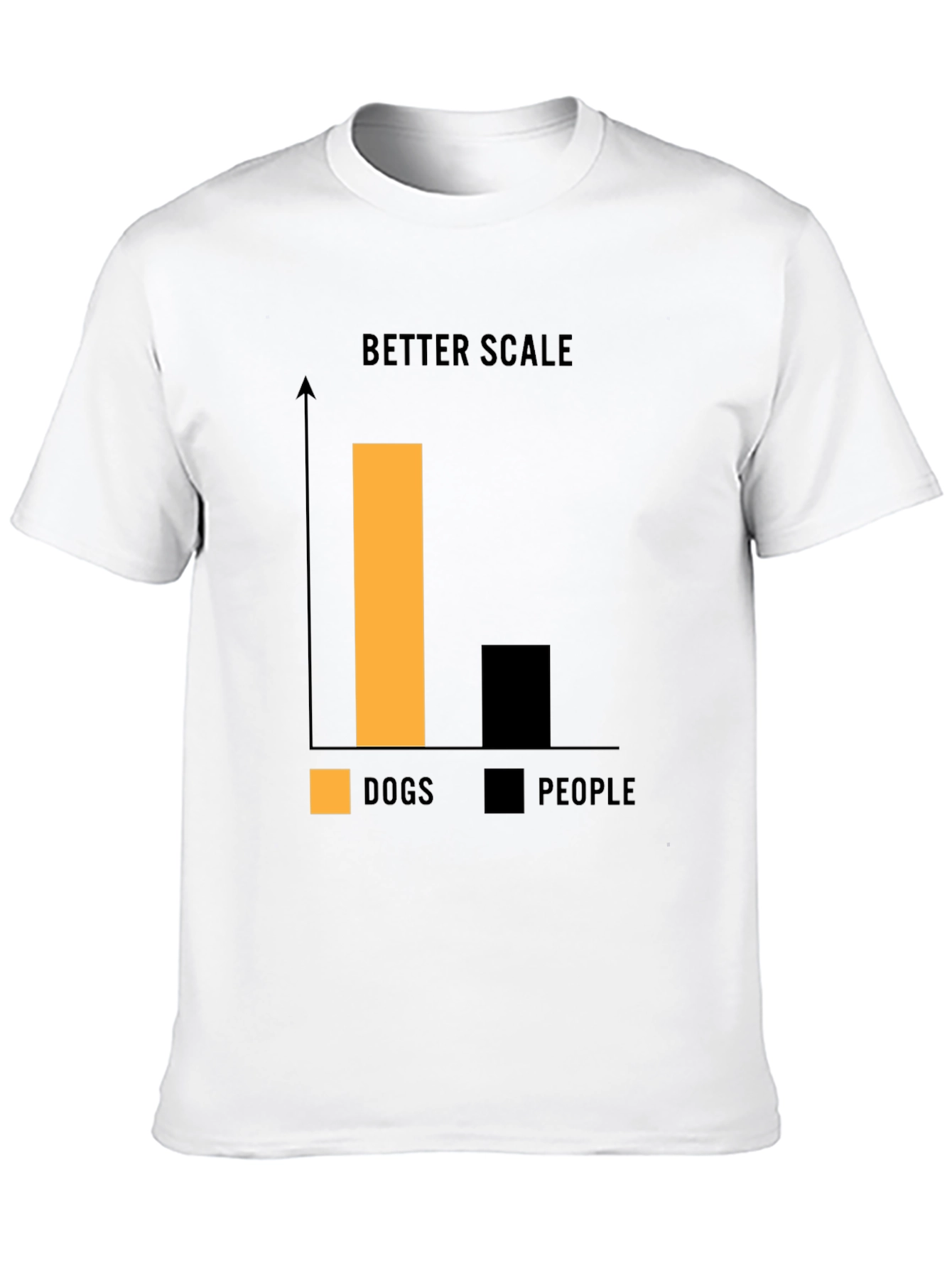 Dog Person T-Shirt - Better Scale Chart Graphic Tee