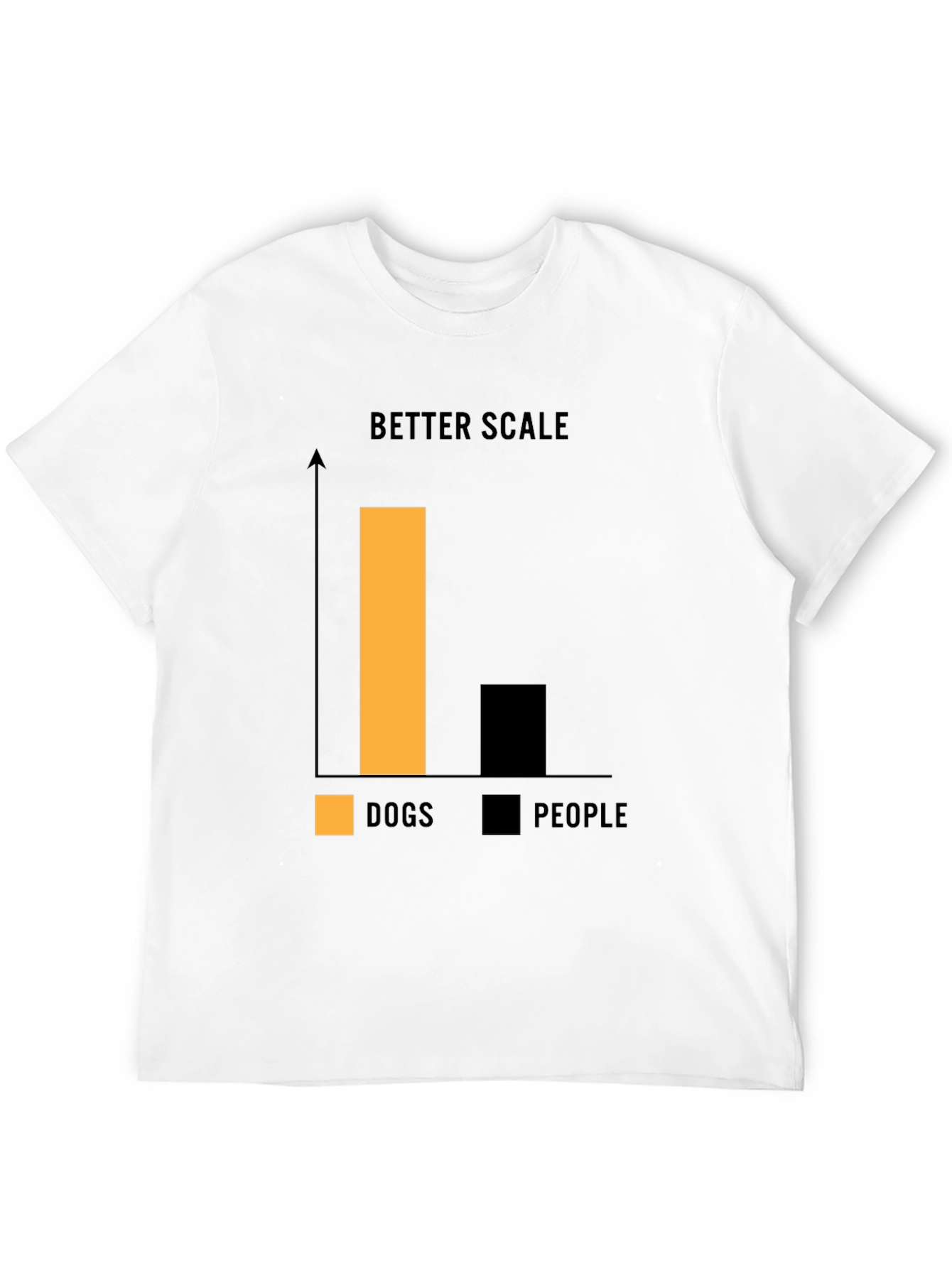 Dog Person T-Shirt - Better Scale Chart Graphic Tee
