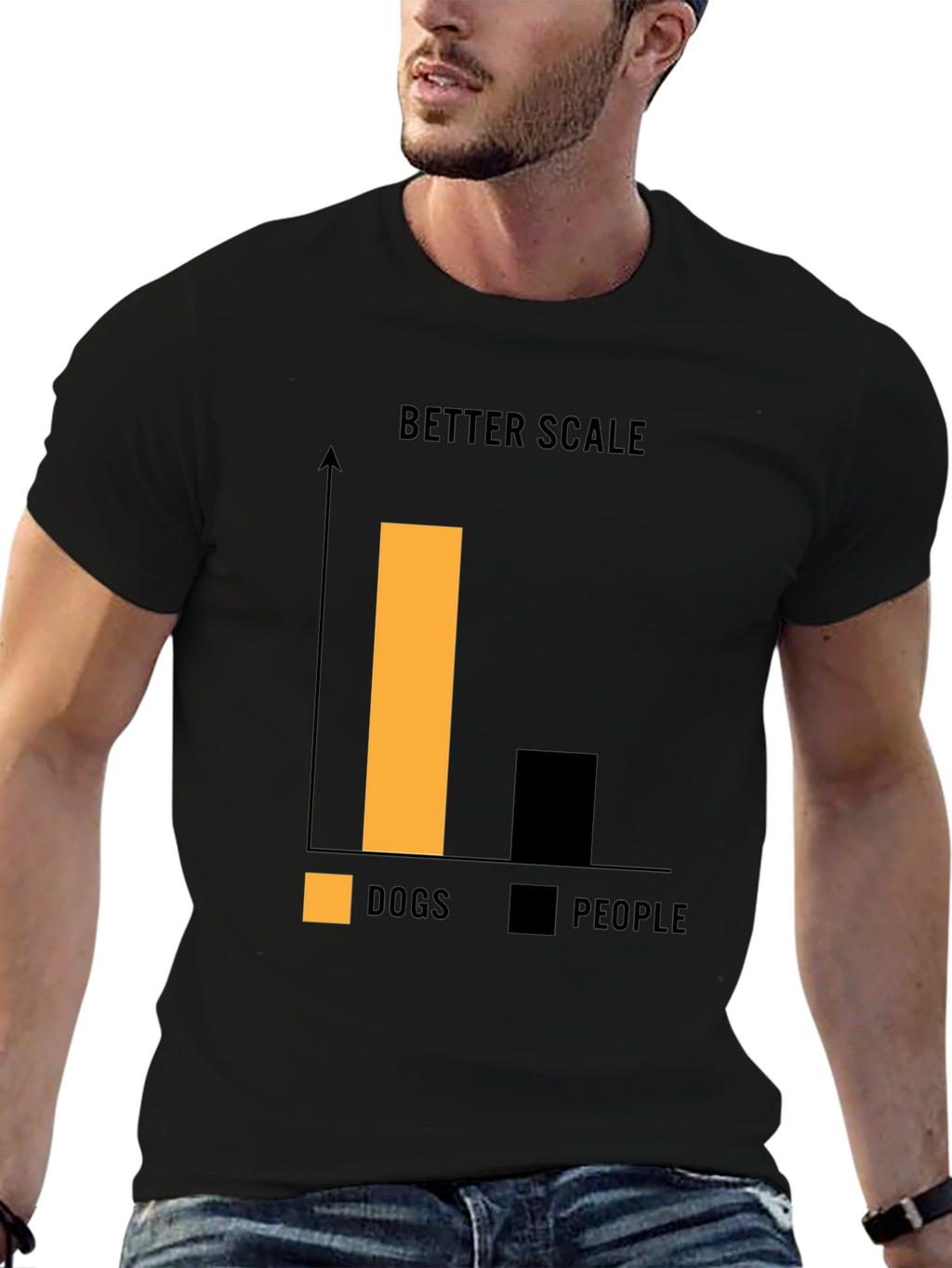 Dog Person T-Shirt - Better Scale Chart Graphic Tee