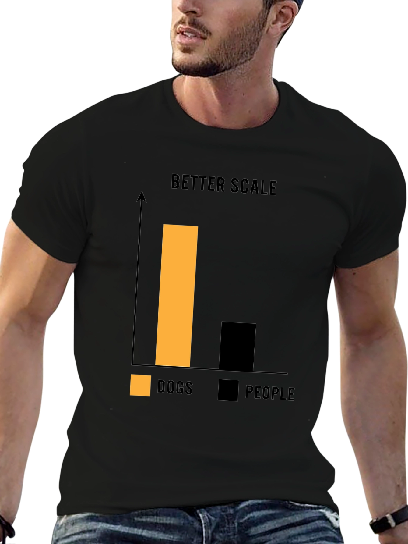 Dog Person T-Shirt - Better Scale Chart Graphic Tee