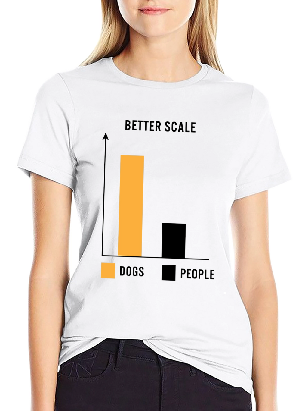 Dog Person T-Shirt - Better Scale Chart Graphic Tee