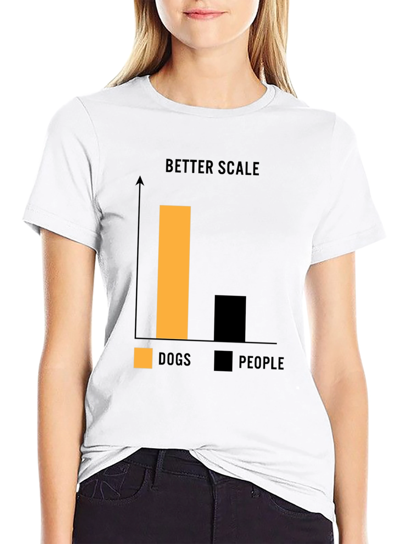 Dog Person T-Shirt - Better Scale Chart Graphic Tee