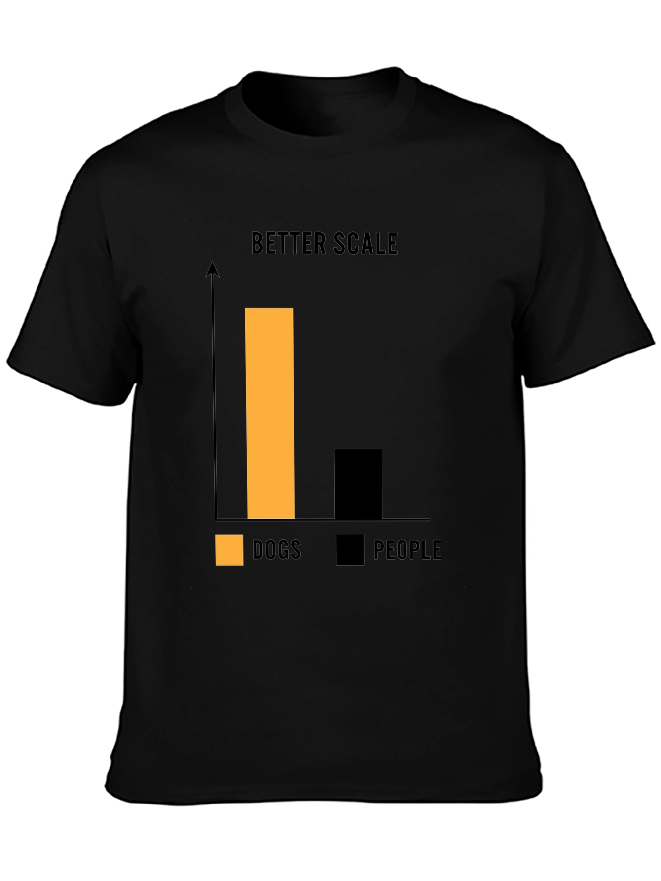 Dog Person T-Shirt - Better Scale Chart Graphic Tee