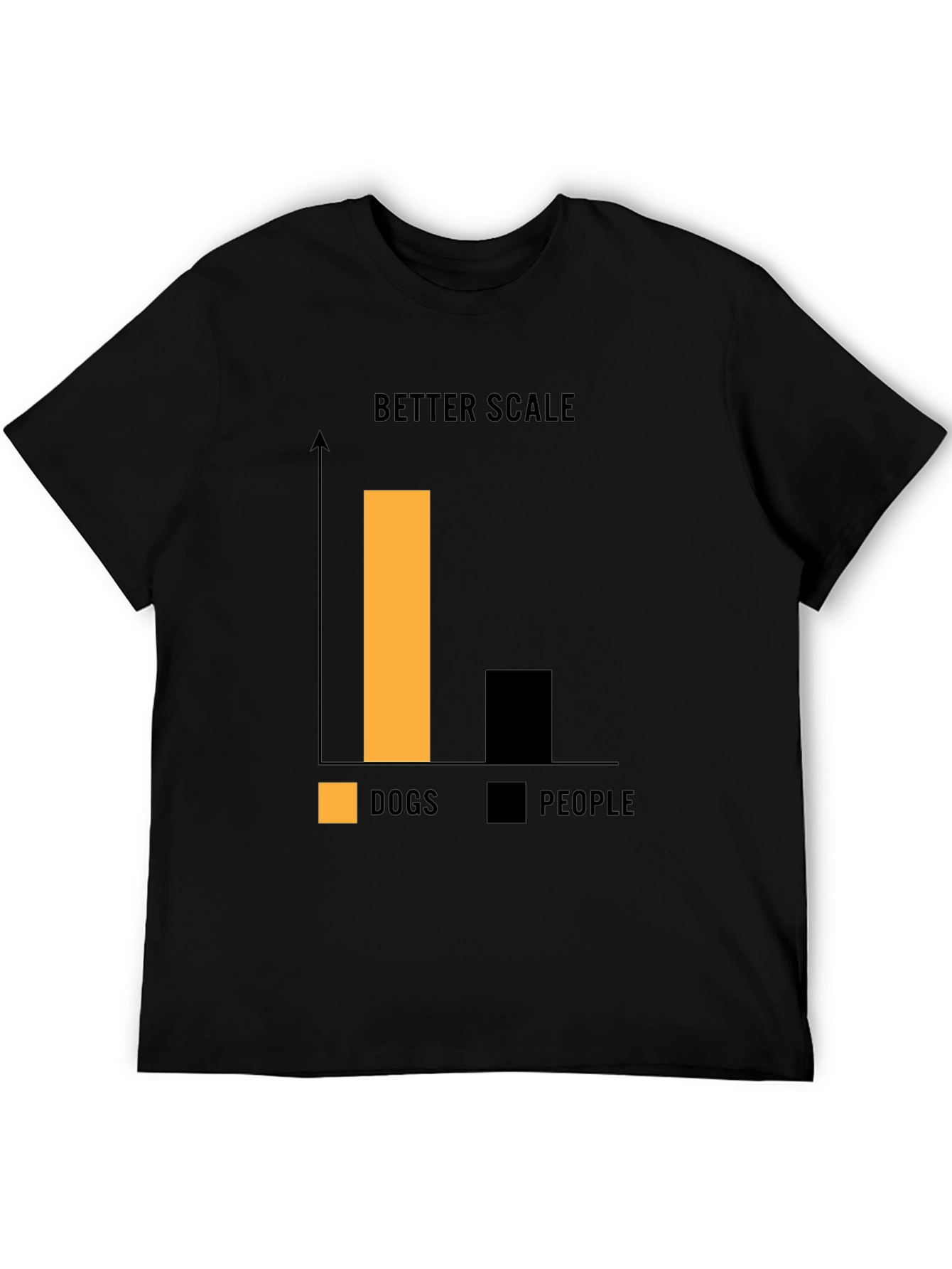 Dog Person T-Shirt - Better Scale Chart Graphic Tee