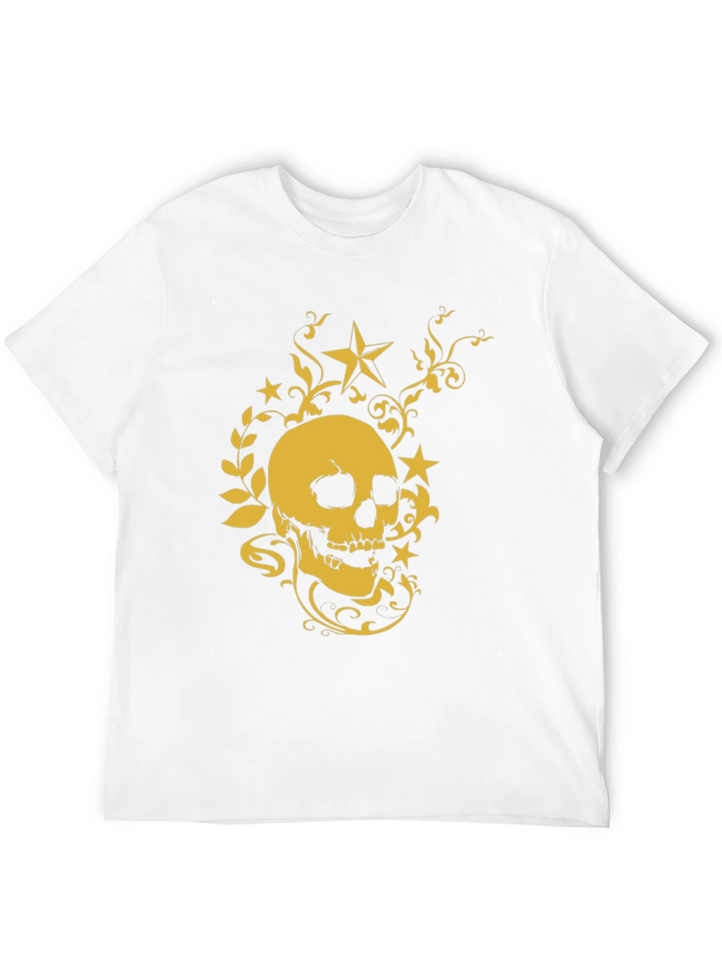 Skull & Star Graphic Tee - Stylish Black T-Shirt