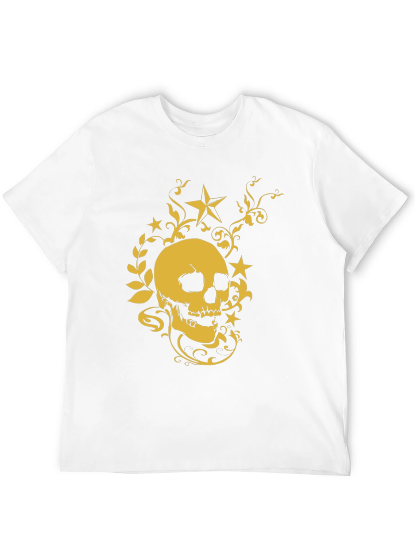 Skull & Star Graphic Tee - Stylish Black T-Shirt