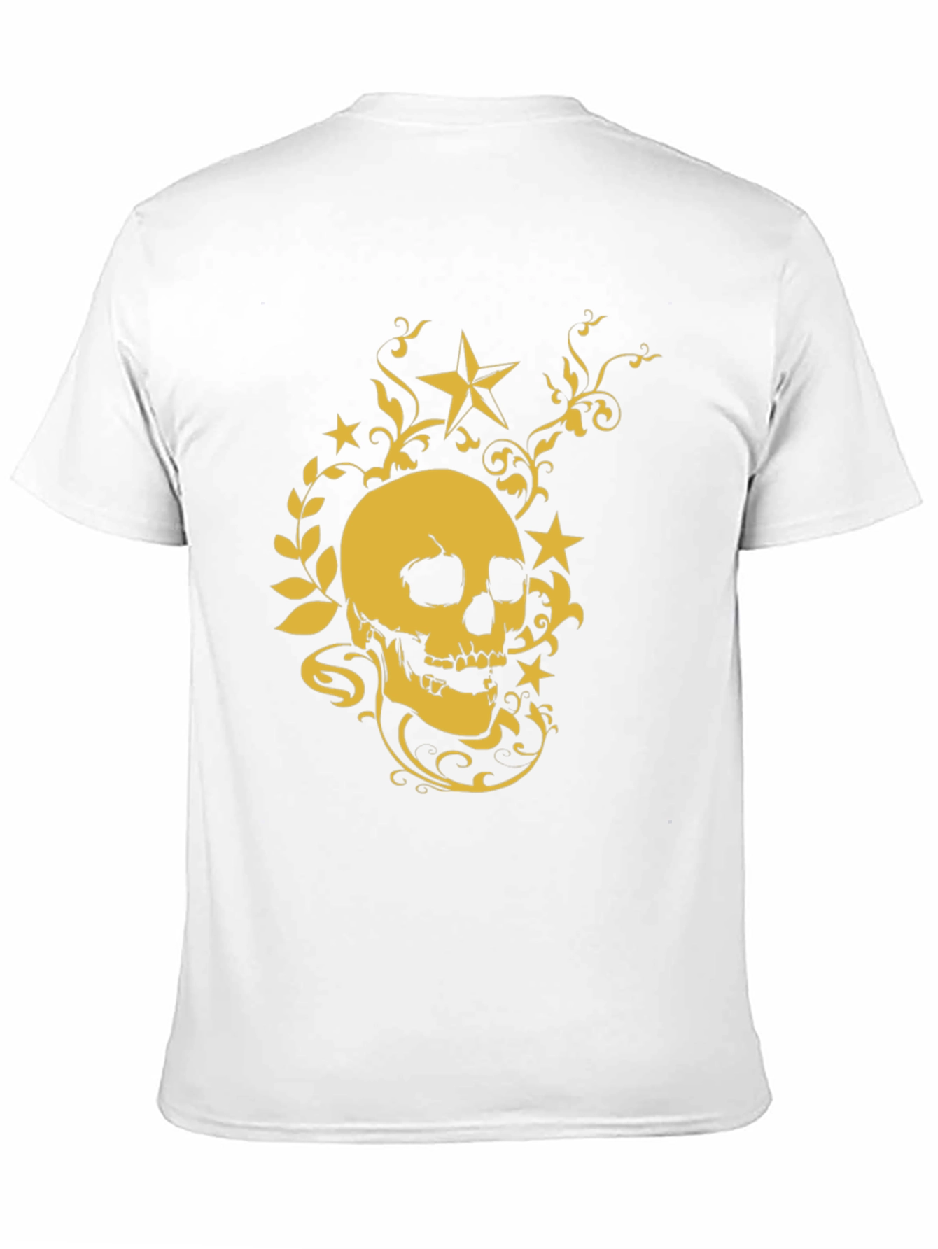 Skull & Star Graphic Tee - Stylish Black T-Shirt