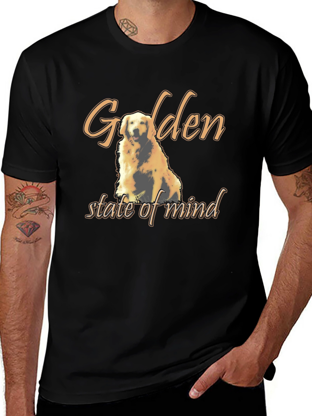 Golden Retriever State of Mind T-Shirt