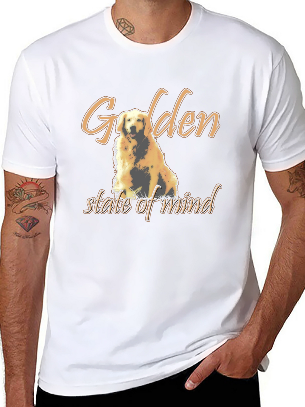 Golden Retriever State of Mind T-Shirt