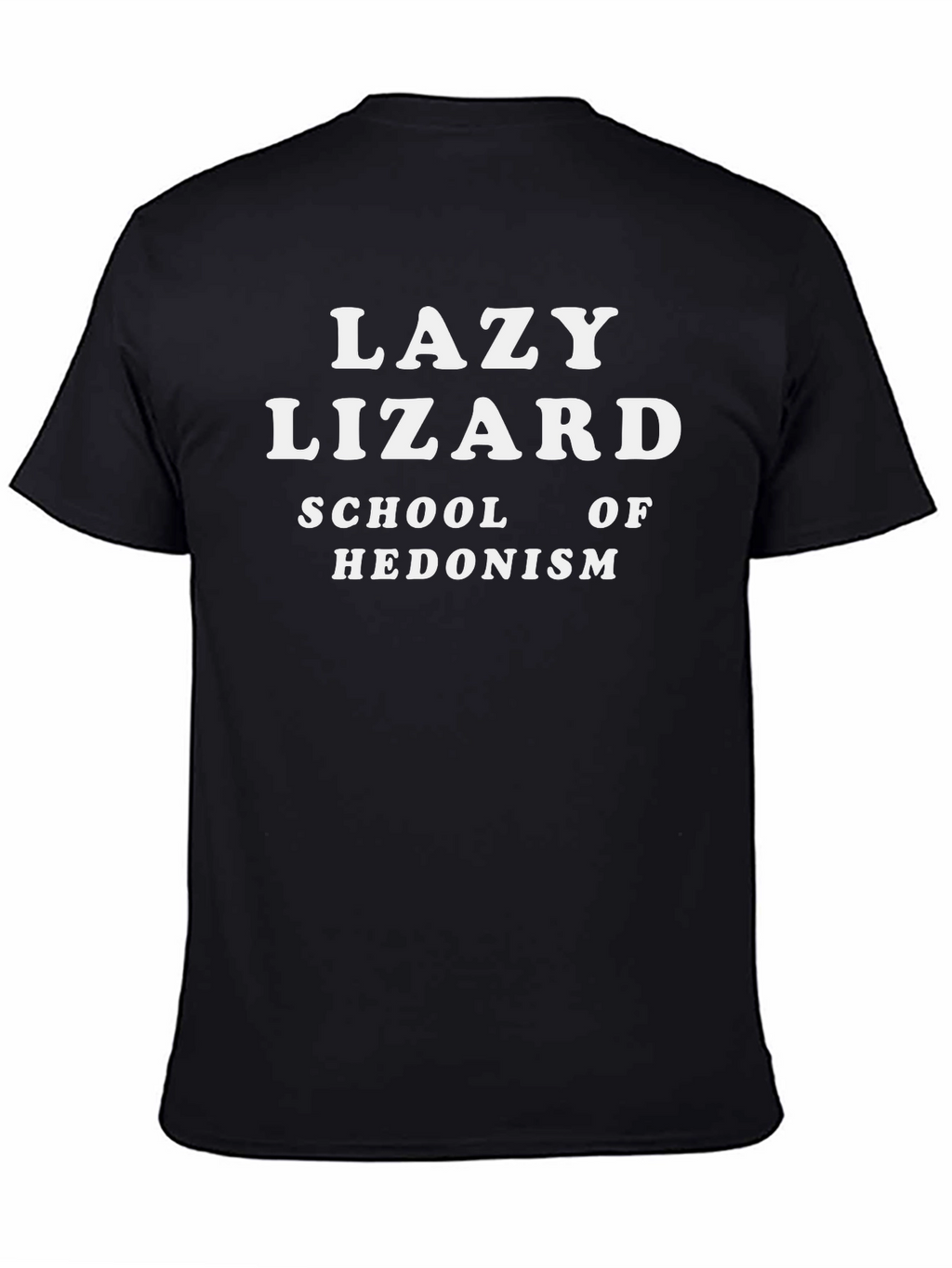 Lazy Lizard Hedonism Black T-Shirt