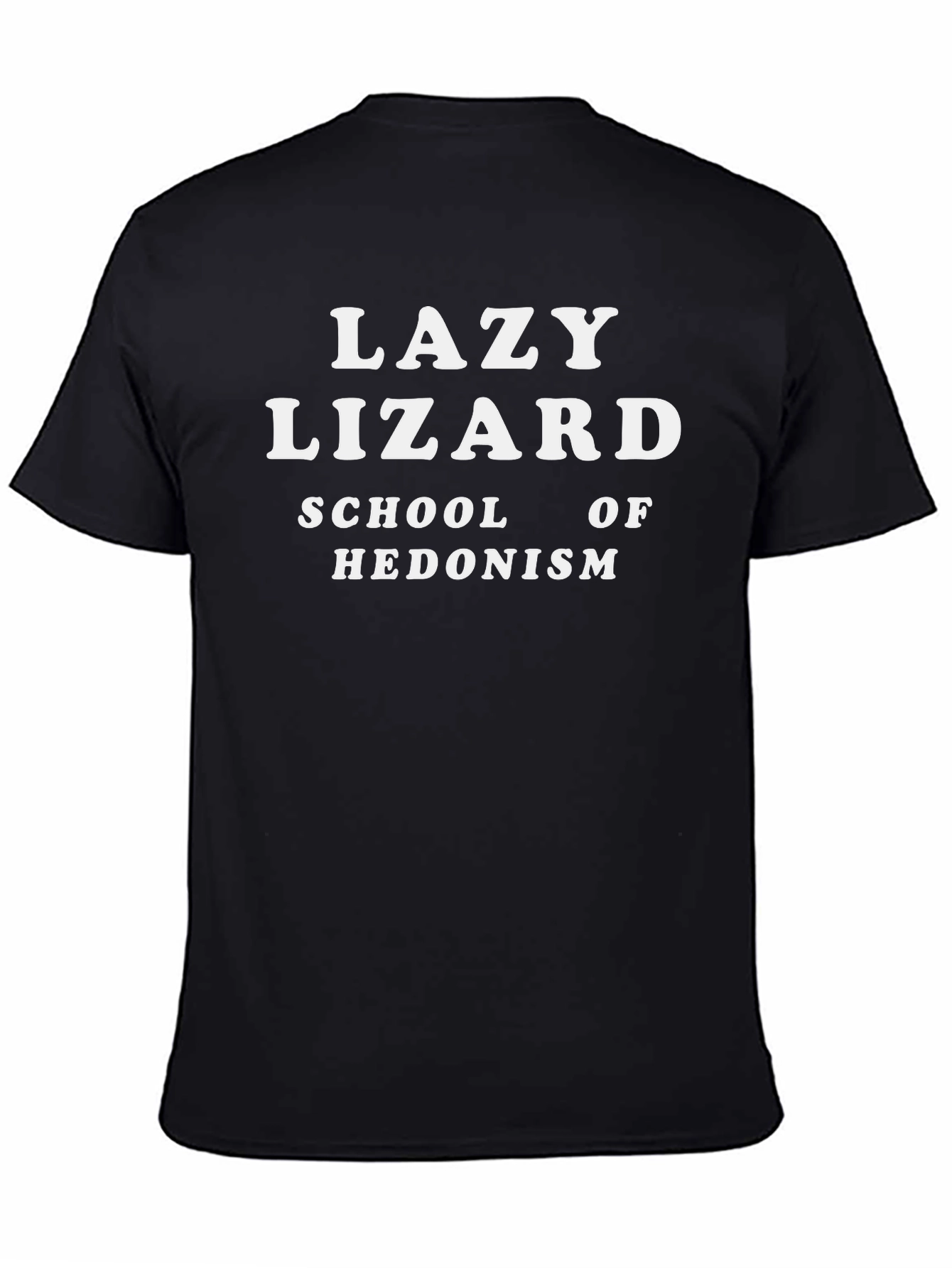 Lazy Lizard Hedonism Black T-Shirt