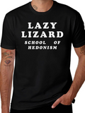 Lazy Lizard Hedonism Black T-Shirt