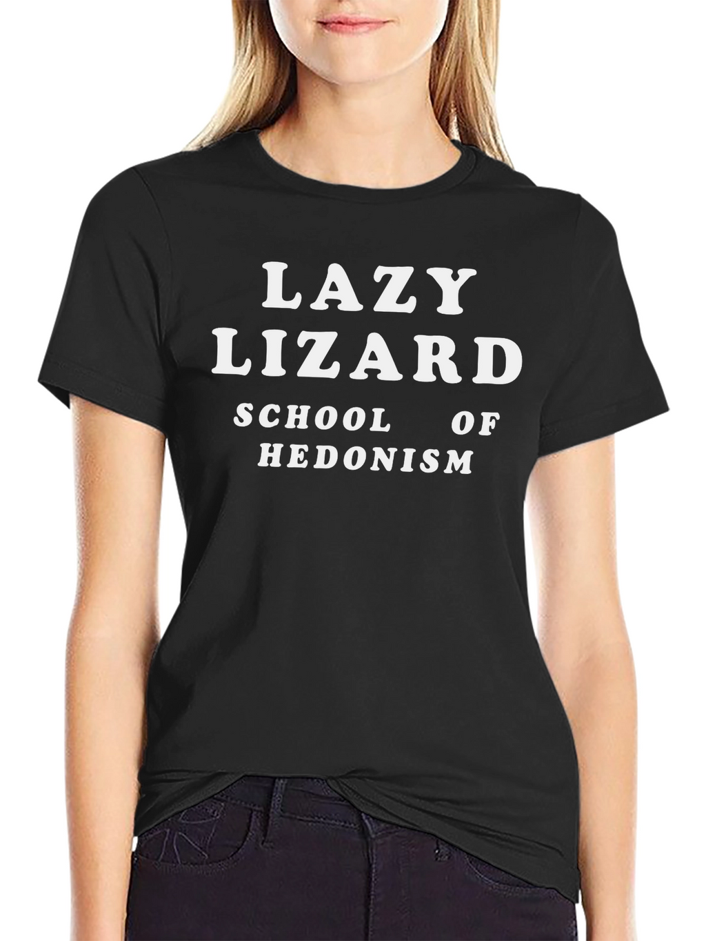 Lazy Lizard Hedonism Black T-Shirt