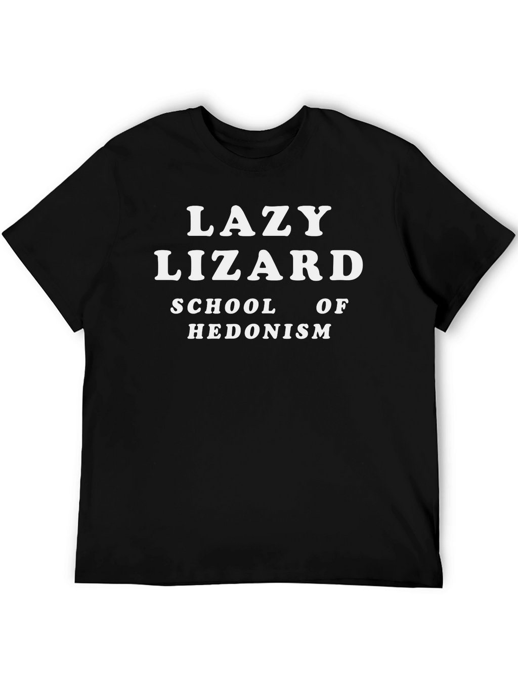 Lazy Lizard Hedonism Black T-Shirt