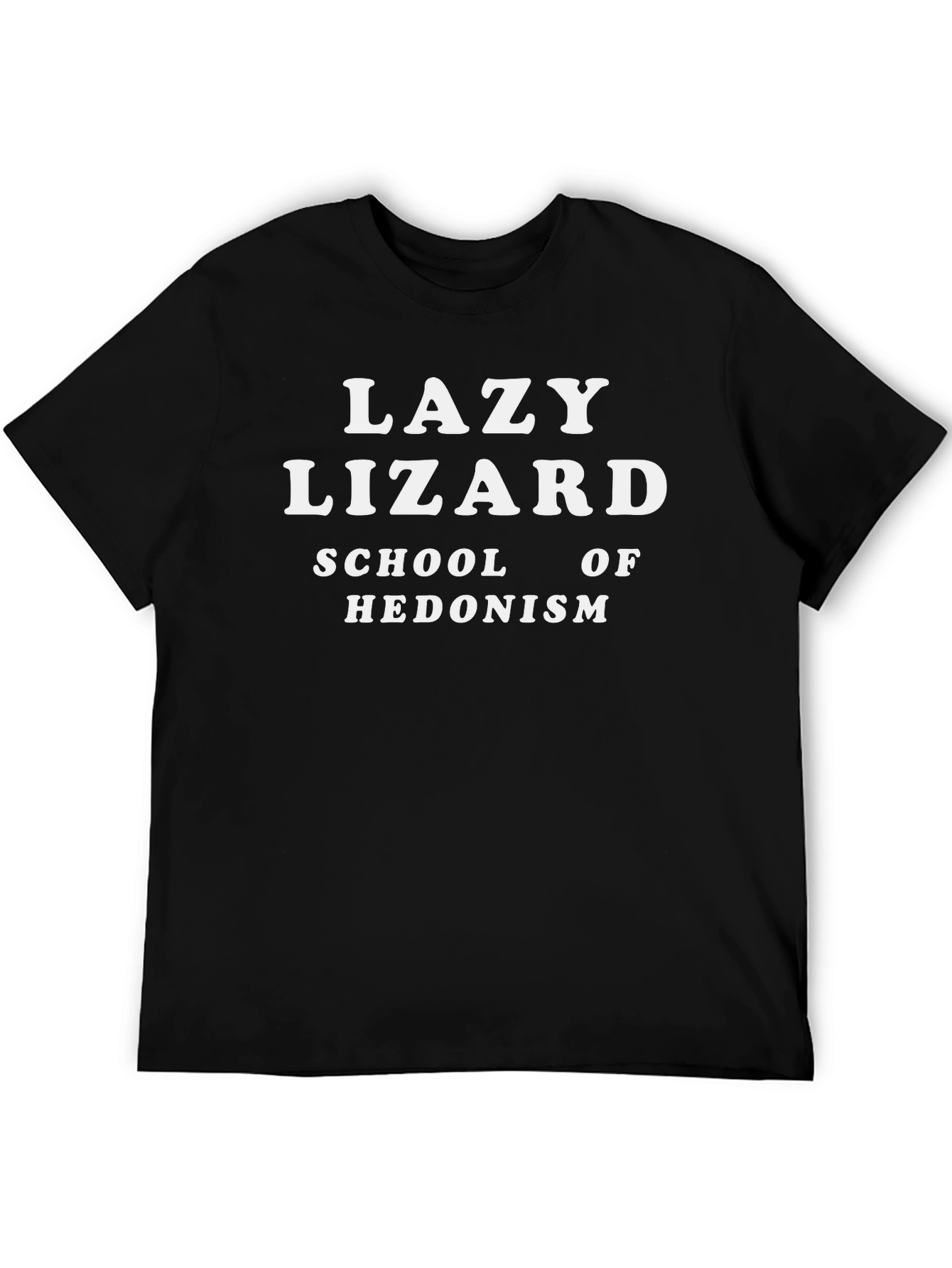 Lazy Lizard Hedonism Black T-Shirt