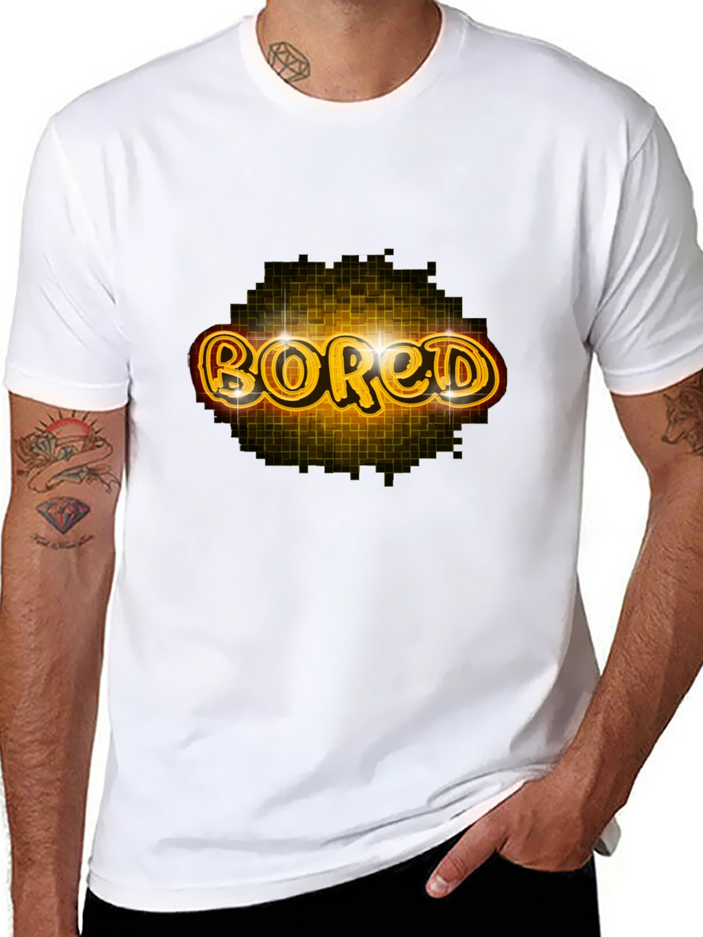Bored Graphic T-Shirt - Casual Style