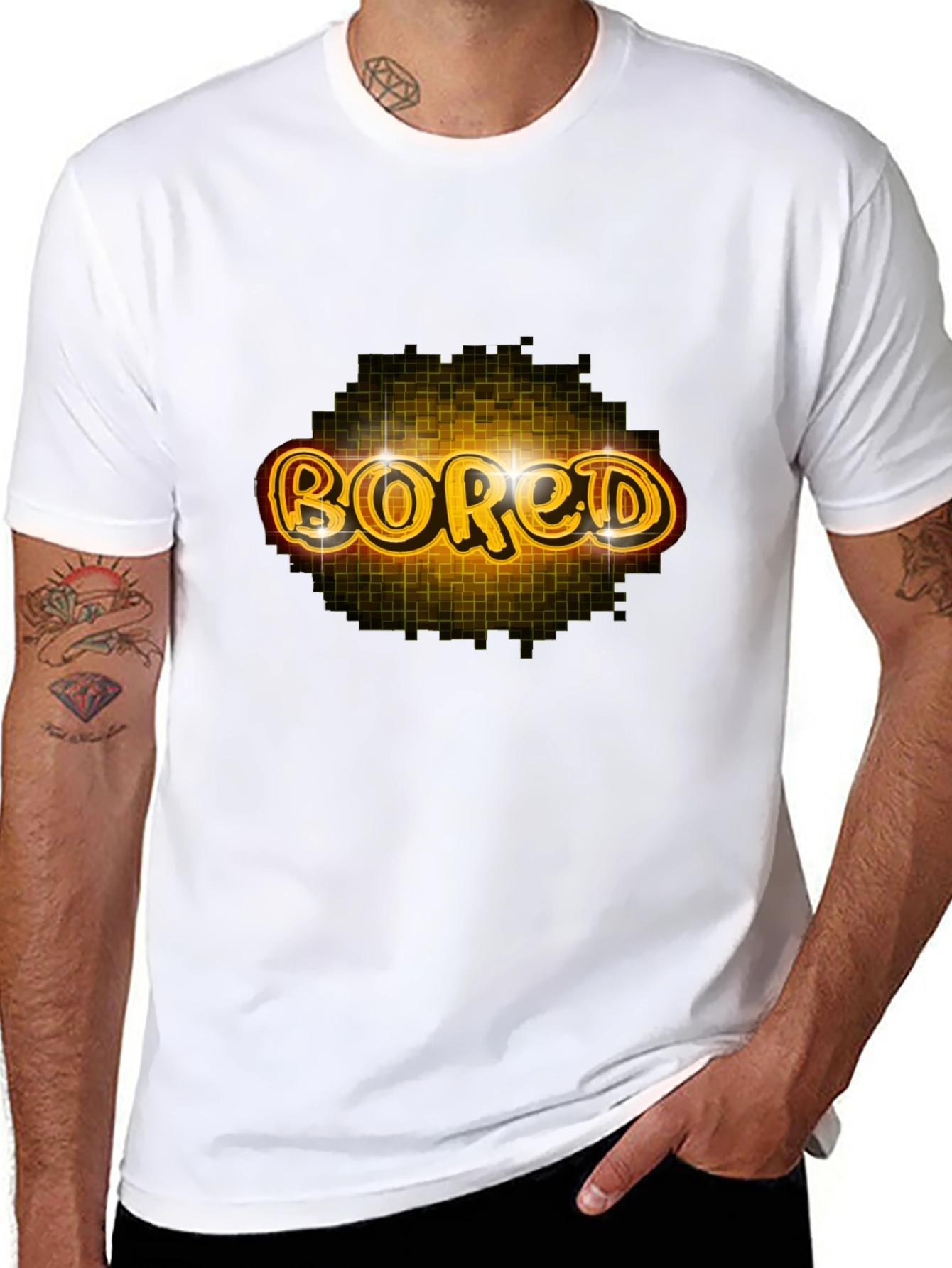 Bored Graphic T-Shirt - Casual Style
