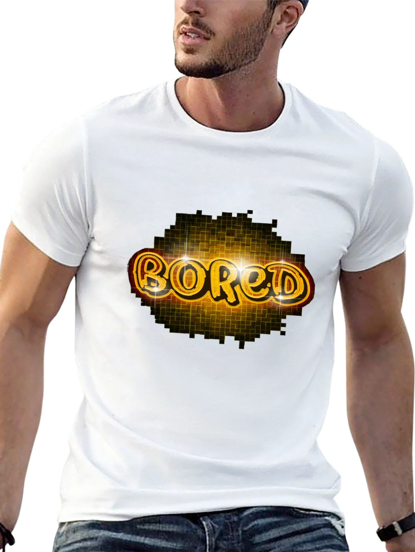 Bored Graphic T-Shirt - Casual Style
