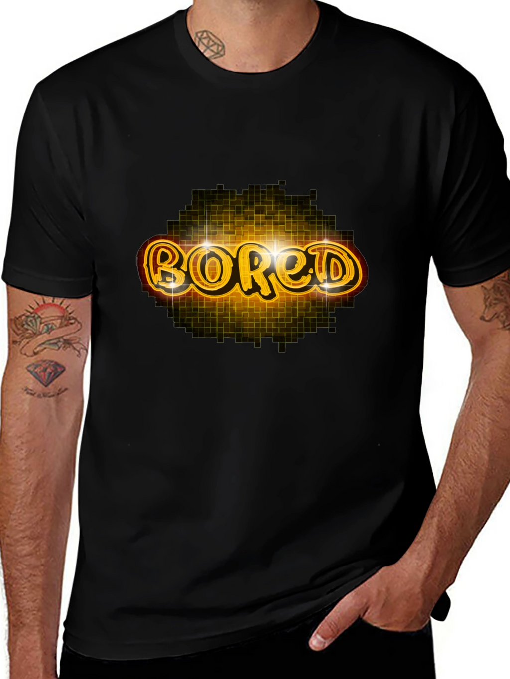 Bored Graphic T-Shirt - Casual Style