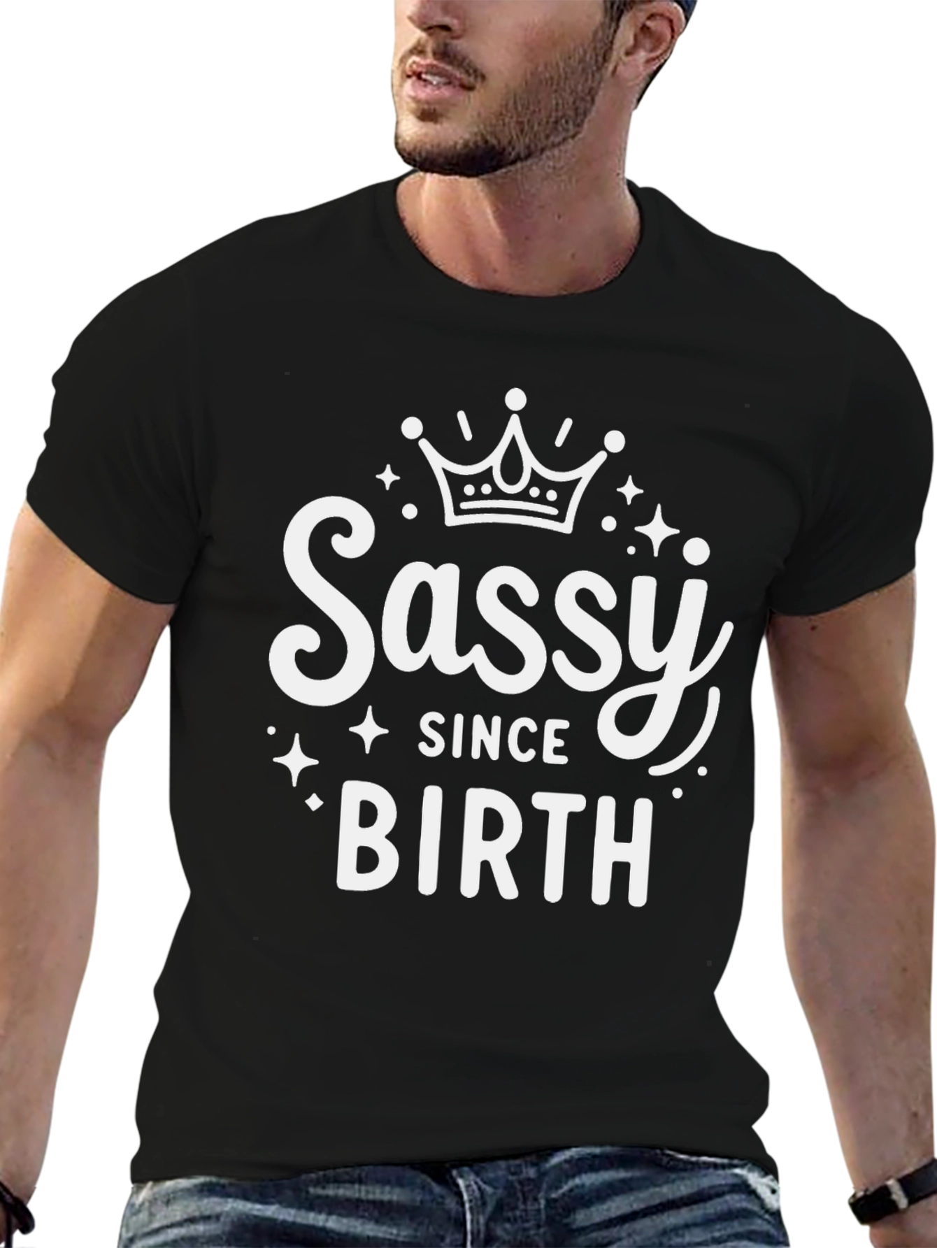 Sassy Since Birth Black T-Shirt