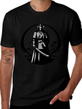 Samurai Graphic Tee - Black